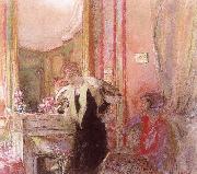 Edouard Vuillard Before the fireplace oil painting